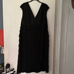 Black Adrianna Papell Evening Dress